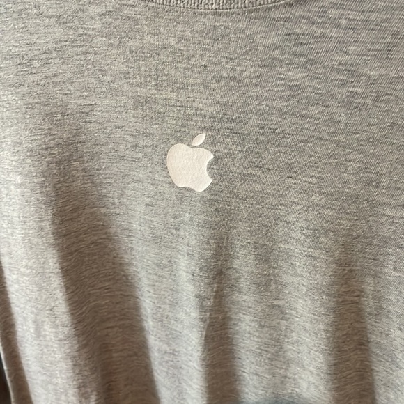 Apple long sleeve t-shirt grey - Picture 2 of 2